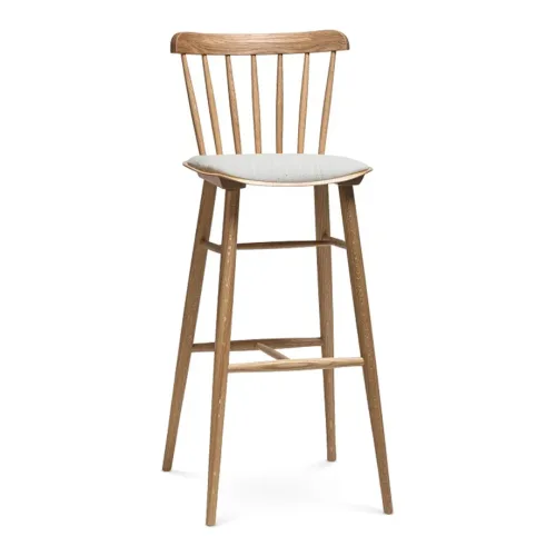 Ironica barstool with seat upholstery 6
